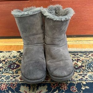Gray Bailey Bow Uggs